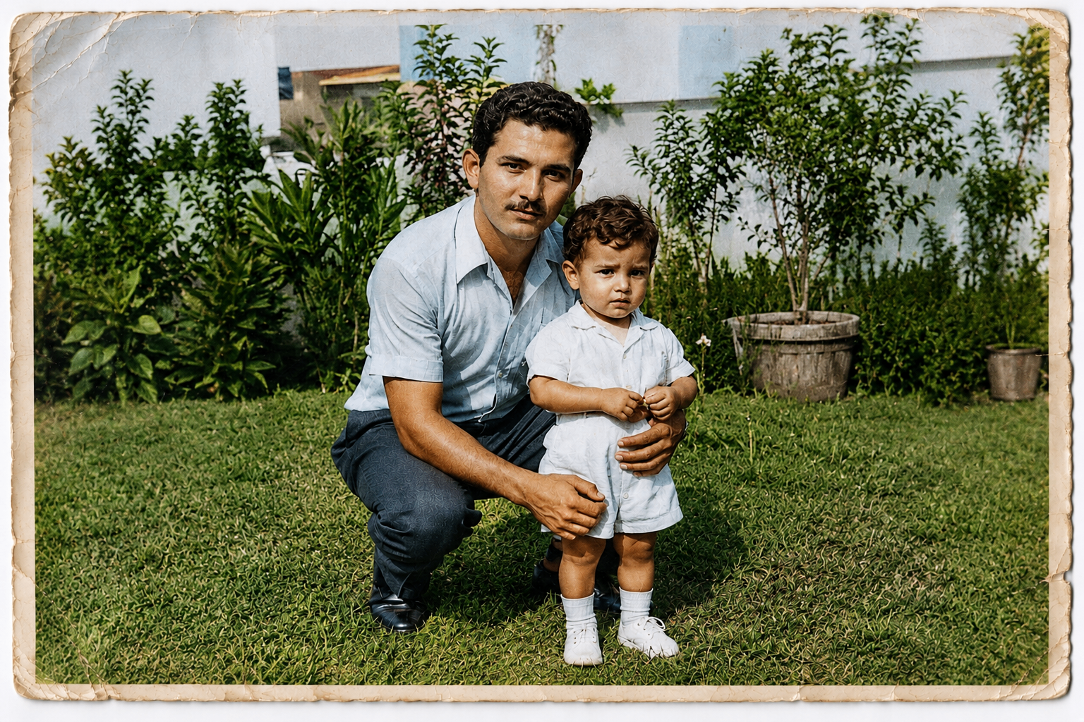 Seus pais quando ainda sonhavam com você — depois da restauração